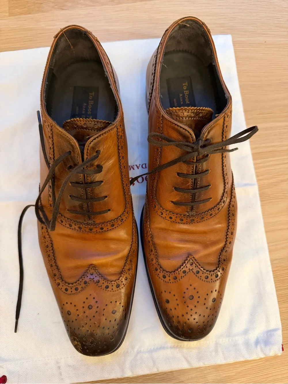 To Boot New York Men’s Wingtip Oxfords